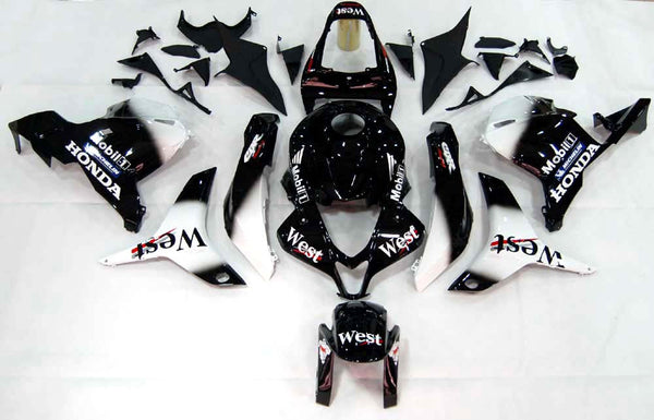 Carenados 2009-2012 Honda CBR 600 RR Negro Oeste CBR Racing Genérico