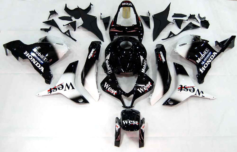 Fairings 2009-2012 Honda CBR 600 RR Black West CBR Racing Generic