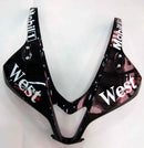 Carenagens 2009-2012 Honda CBR 600 RR Black West CBR Racing Genérico