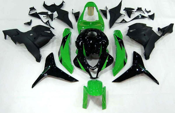 Carenagens 2009-2012 Honda CBR 600 RR Verde e Preto CBR Racing Generic