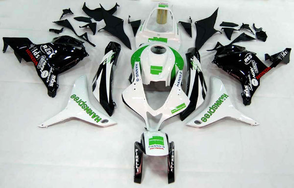 Kotelot 2009-2012 Honda CBR 600 RR valkoinen ja musta Hannspree Racing Generic