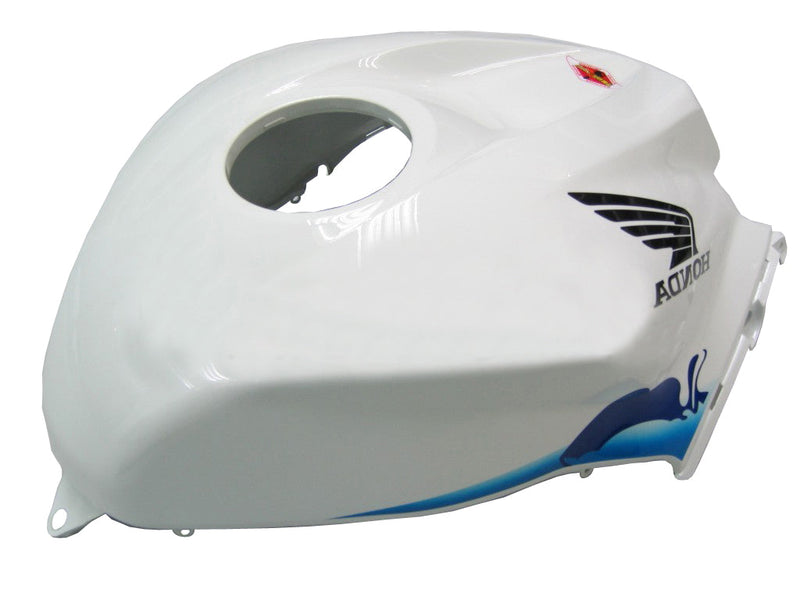 Carenagens 2009-2012 Honda CBR 600 RR Branco Preto Azul Moeda RR Genérico