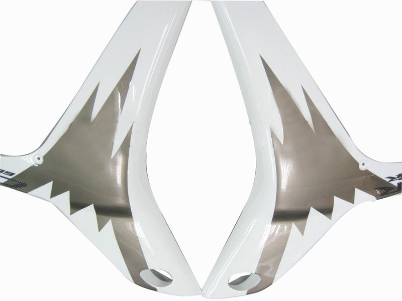 Fairings 2009-2012 Honda CBR 600 RR Vit Silver Svart Tribal Racing Generic