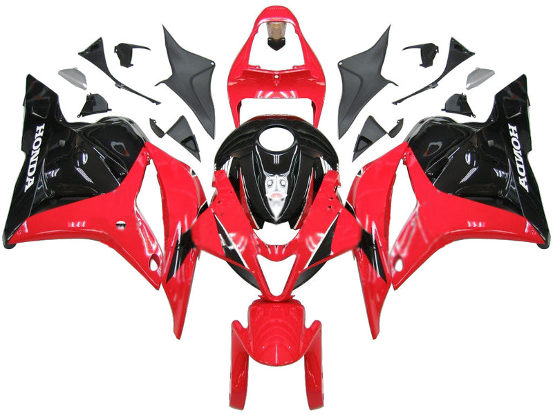 Fairings 2009-2012 Honda CBR 600 RR Rød og svart Honda CBR Racing Generisk