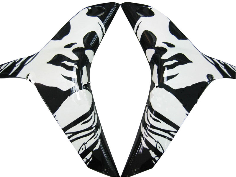 Fairings 2009-2012 Honda CBR 600 RR Black & White Tribal Generic