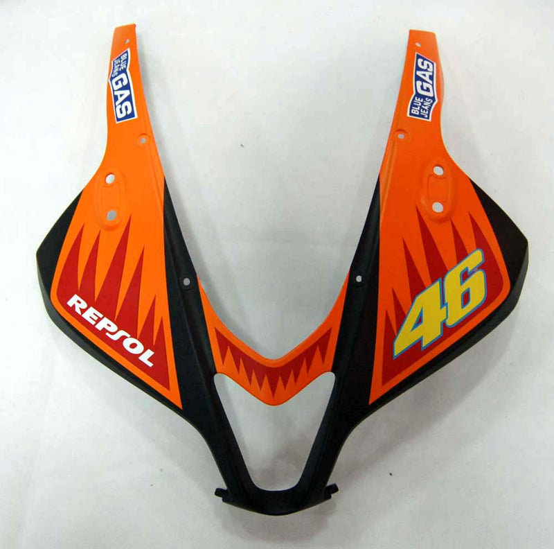 Owiewki 2009-2012 Honda CBR 600 RR Żółto-Czarne Valentino Rossi Moto Racing Generic