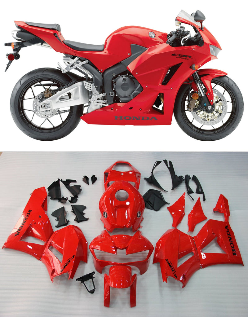 Fairings 2013-2021 Honda CBR600RR Red CBR Racing Generic