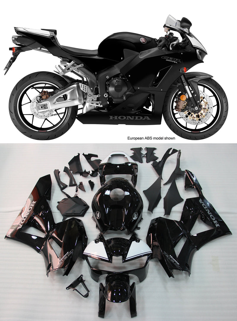 Fairings 2013-2021 Honda CBR600RR Black CBR Generic