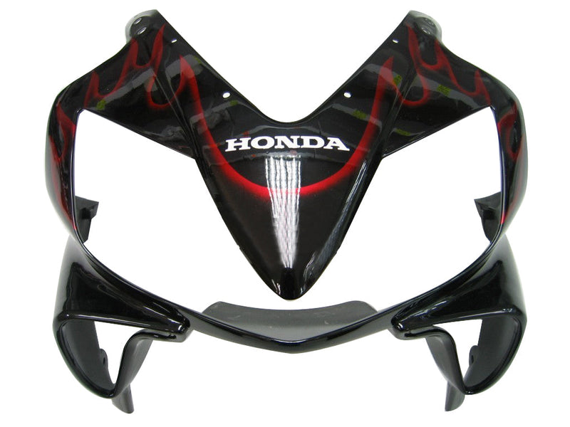 Carenados 2001-2003 Honda CBR 600 F4i Negro y Rojo Llama Genérico