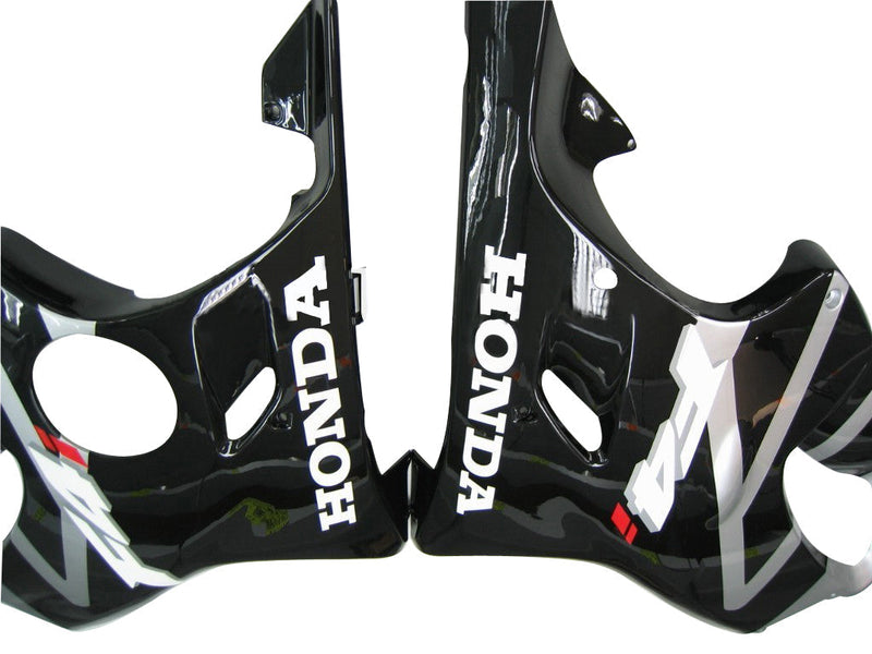 Carenados 2001-2003 Honda CBR 600 F4i Plata y Negro F4i Genérico