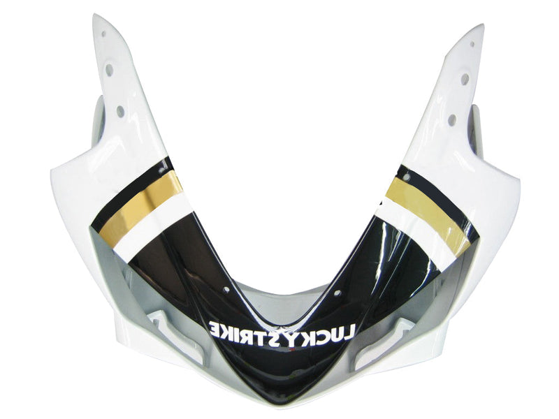 Carenagens 2001-2003 Honda CBR 600 F4i branco e preto Lucky Strike genérico