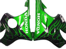 Carenagens 2001-2003 Honda CBR 600 F4i Black & Green Flame Racing Genérico