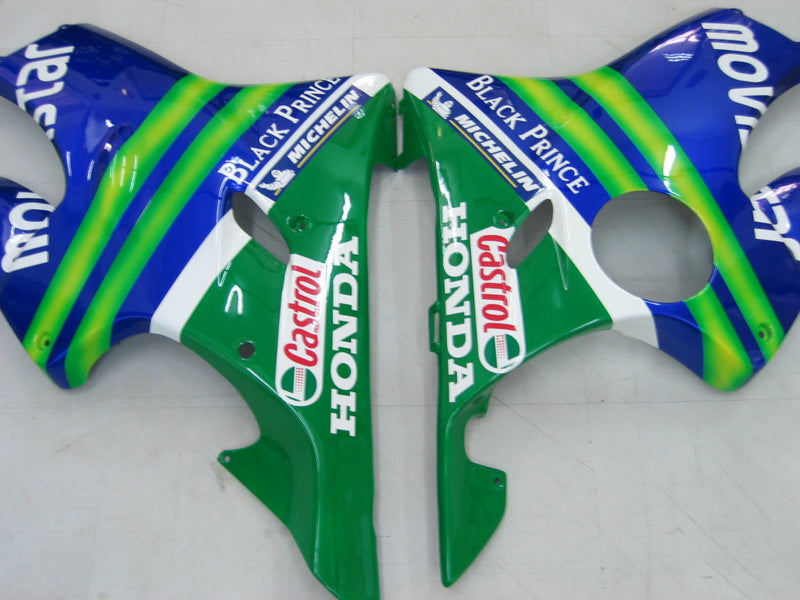 Kotelot 2001-2003 Honda CBR 600 F4i Sininen & Vihreä Movistar Racing Generic