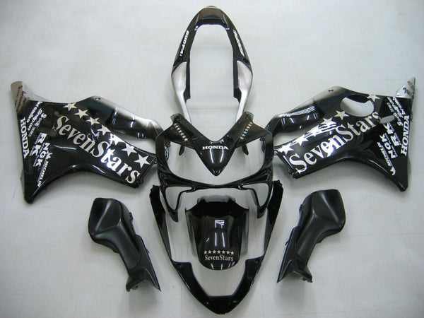 Carenados 2004-2007 Honda CBR 600 F4i Negro SevenStars Racing Genérico