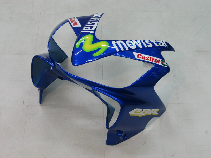 Fairings 2004-2007 Honda CBR 600 F4i Blå og Grønn Movistar Racing Generisk