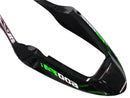 Carenagens 2004-2007 Honda CBR 600 F4i Black & Green Flame Racing Genérico