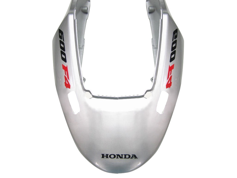 Fairings 2004-2007 Honda CBR 600 F4i Silver & White Flame Racing Generic