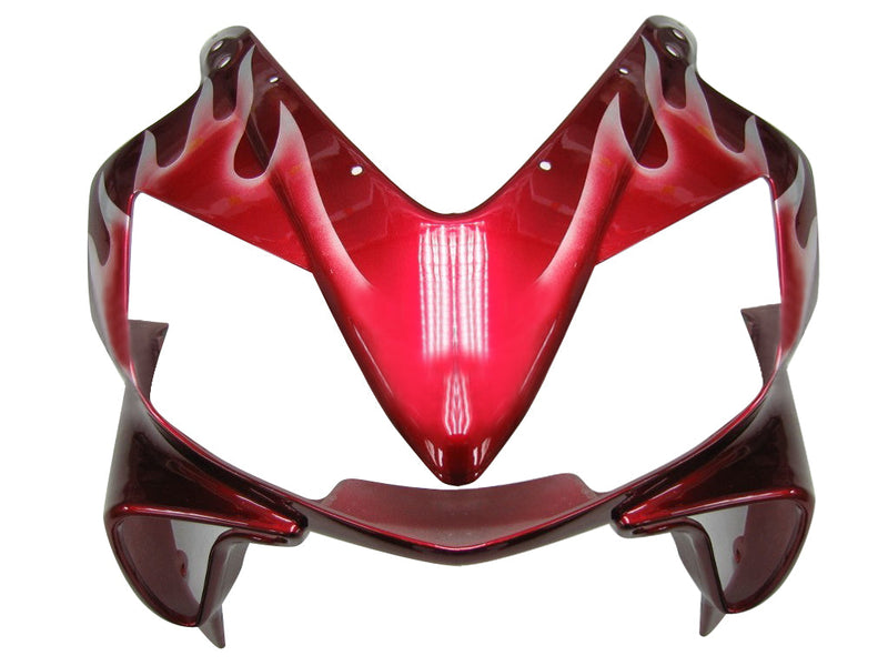 Carenados Honda CBR 600 F4i 2004-2007 rojo cereza y blanco Flame Racing genérico