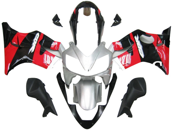 Owiewki 2004-2007 Honda CBR 600 F4i Srebrny Czerwony Czarny CBR Racing Generic