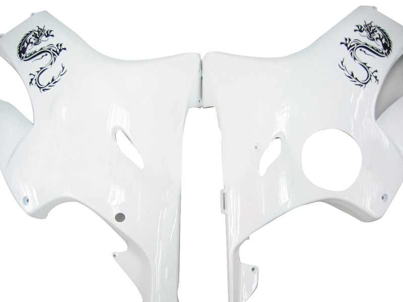 Carenagens 2004-2007 Honda CBR 600 F4i Branco e Dragão Chinês Genérico