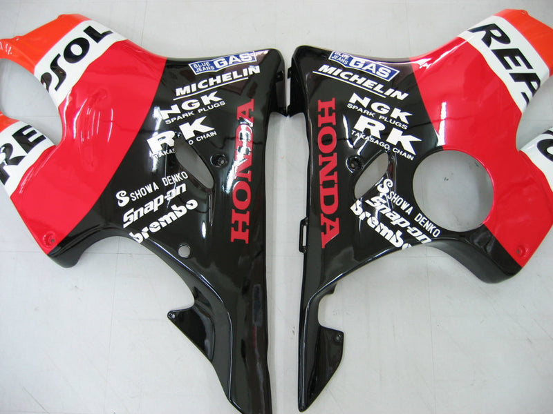 Fairings 2004-2007 Honda CBR 600 F4i Svart Repsol Racing Generisk