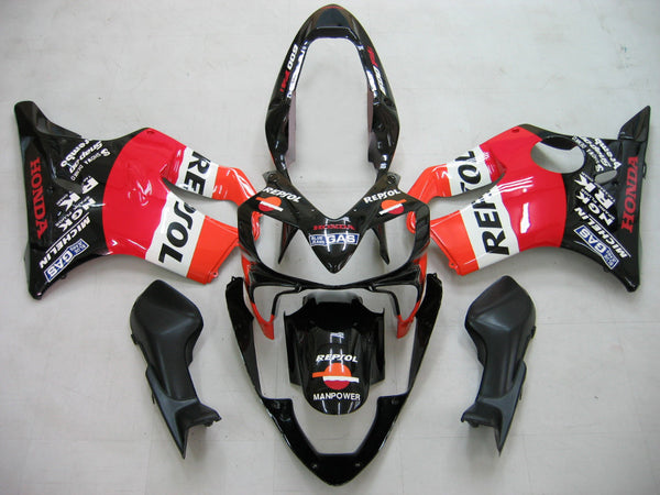 Carenados 2004-2007 Honda CBR 600 F4i Negro Repsol Genérico