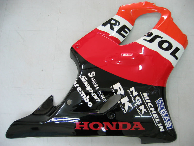 Fairings 2004-2007 Honda CBR 600 F4i Svart Repsol Racing Generisk