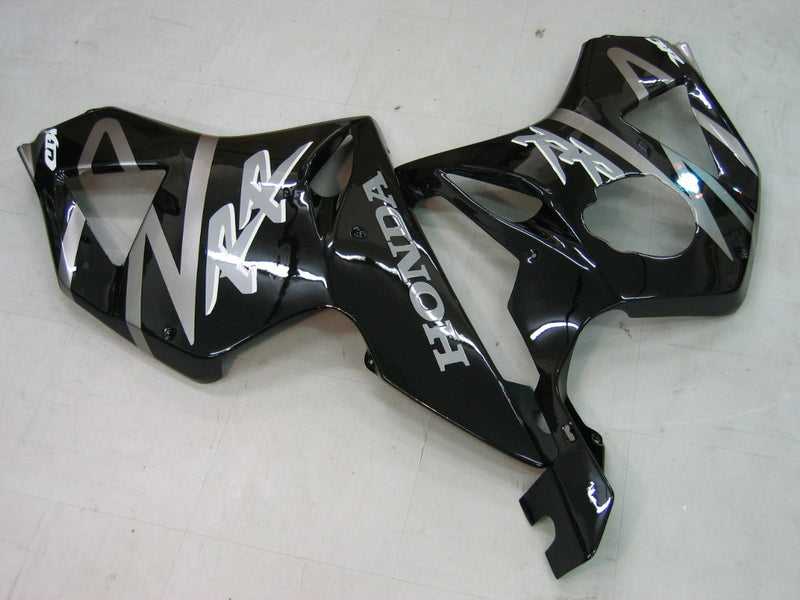 Fairings 2002-2003 Honda CBR 954 RR Silver & Black RR Generic