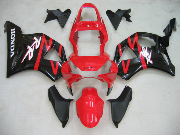 Fairings 2002-2003 Honda CBR 954 RR Rød og Svart RR Generisk