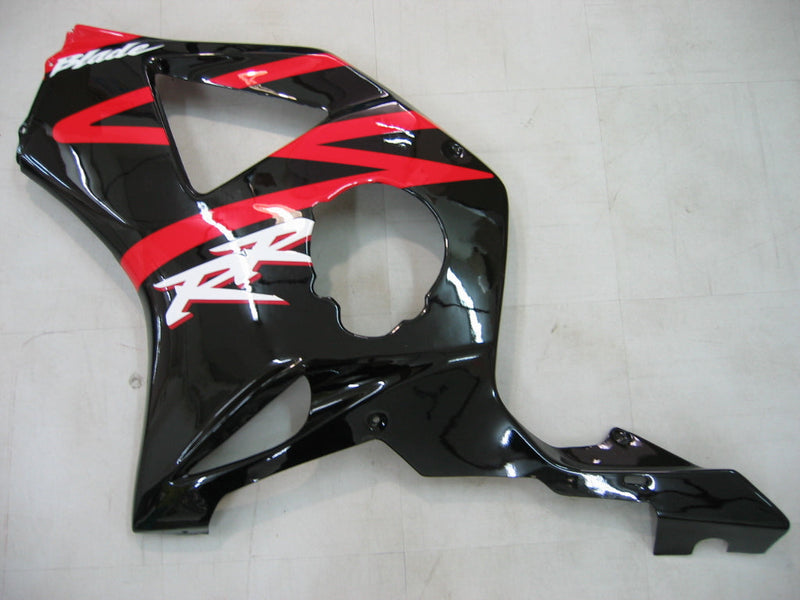 Fairings 2002-2003 Honda CBR 954 RR Röd och Svart RR Generic