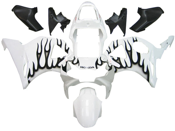 Fairings 2002-2003 Honda CBR 954 RR White & Black Flame Generic