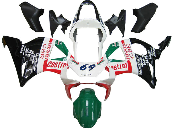 Owiewki 2002-2003 Honda CBR 954 RR nr 69 Castrol CBR Generic