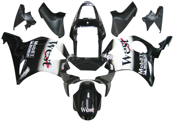 Carenados 2002-2003 Honda CBR 954 RR Negro West Racing Genérico