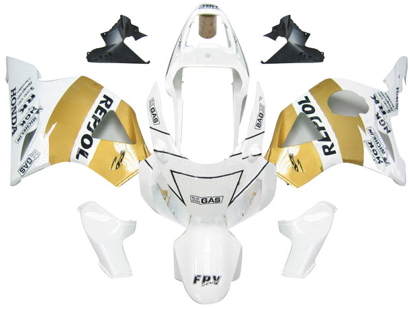 Carenados 2002-2003 Honda CBR 954 RR Blanco y Oro Repsol Racing Generic