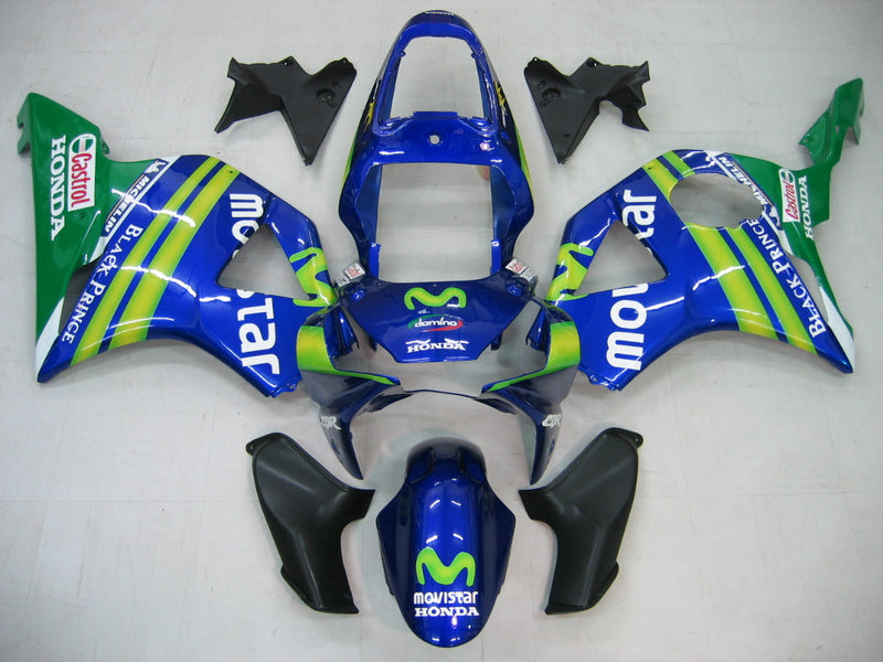 Kotelot 2002-2003 Honda CBR 954 RR Sininen & Vihreä Movistar Generic