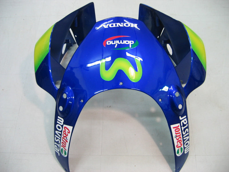 Owiewki 2002-2003 Honda CBR 954 RR Niebiesko-zielona Movistar Racing Generic