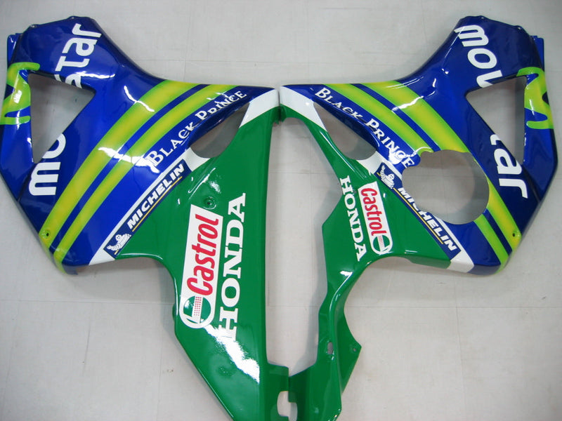 Fairings 2002-2003 Honda CBR 954 RR Blue & Green Movistar Generic