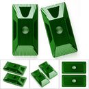 Motorrad CNC Aluminium Hinterachse Kettenspanner für Kawasaki Ninja 400 2018 Generic