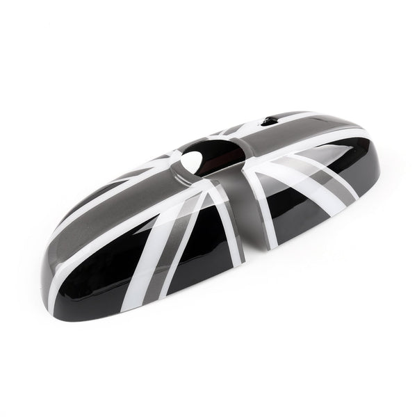 Cobertura do espelho retrovisor interno Union Jack com escurecimento automático para F55 F56 MK3 Mini Cooper