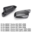 1Pair Spiegelabdeckungskappe BMW E46 E65 E66 745I 750i 51167074236+51167074235
