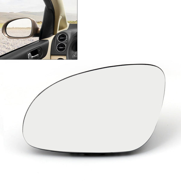 Door Mirror Left Glass Heated W/Holder For VW Golf GTI Jetta MK5 Passat B6