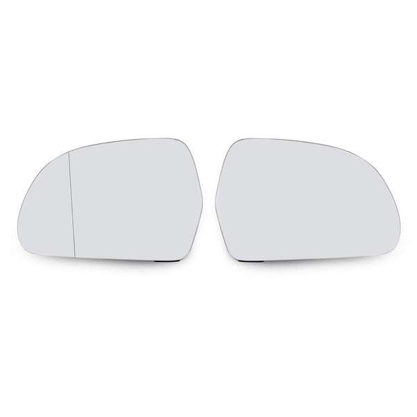 A Pair of L+R Side Rearview Mirror Glass Heated For A3 A4 A5 A6 A8 Q3 OCTAVIA