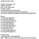 Ein Paar L+R Seitenspiegelglas beheizt für A3 A4 A5 A6 A8 Q3 Octavia Generic