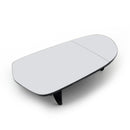 Ryggespeilglass foran V/H med varme for Audi A3 A4 A5 A6 A8 Q3 Generisk