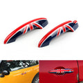 Union Jack UK flaggrutiga dörrhandtagsskydd för Mini Cooper R50 R52 R53 R55