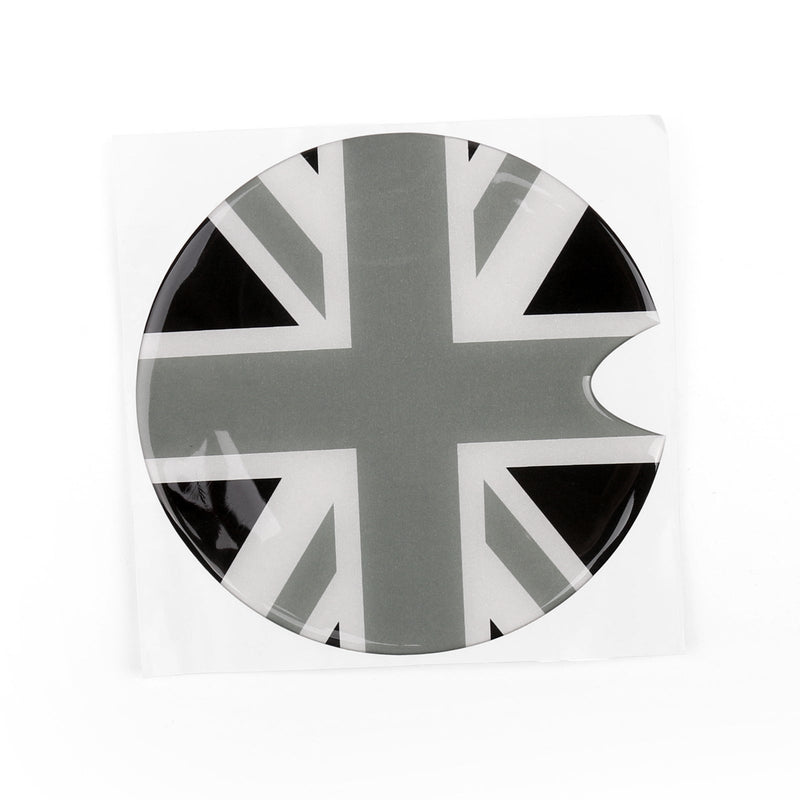 Union Jack UK Flagga rutmönster vinyl klistermärke för Mini Cooper Cas Cap Cover