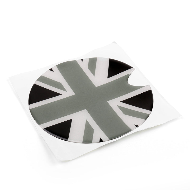 Union Jack UK Flagga rutmönster vinyl klistermärke för Mini Cooper Cas Cap Cover