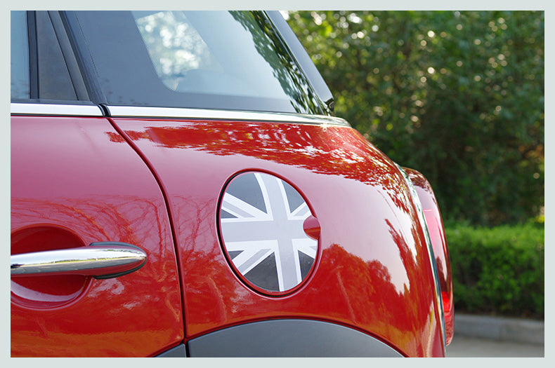 Union Jack UK Flagga rutmönster vinyl klistermärke för Mini Cooper Cas Cap Cover