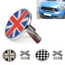 Emblema de grade frontal de metal com suporte para Mini Cooper R50 R55 R56 R57 R58 R60