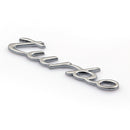 3D -Auto -Auto -Emblem -Abzeichen Aufkleber Aufkleber für Turbo Silber 1,6T 1,8T 2,0T 3,0T
